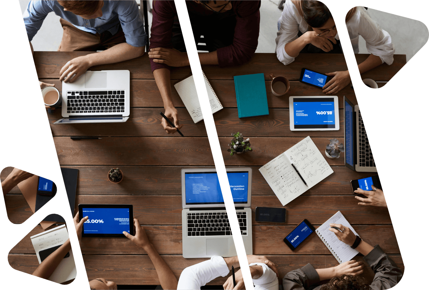 Custom web and mobile app interfaces built by Playtime Group