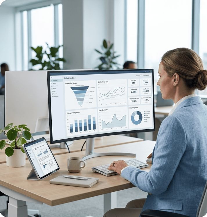 Analytics and reporting — dashboards and data-driven decisions