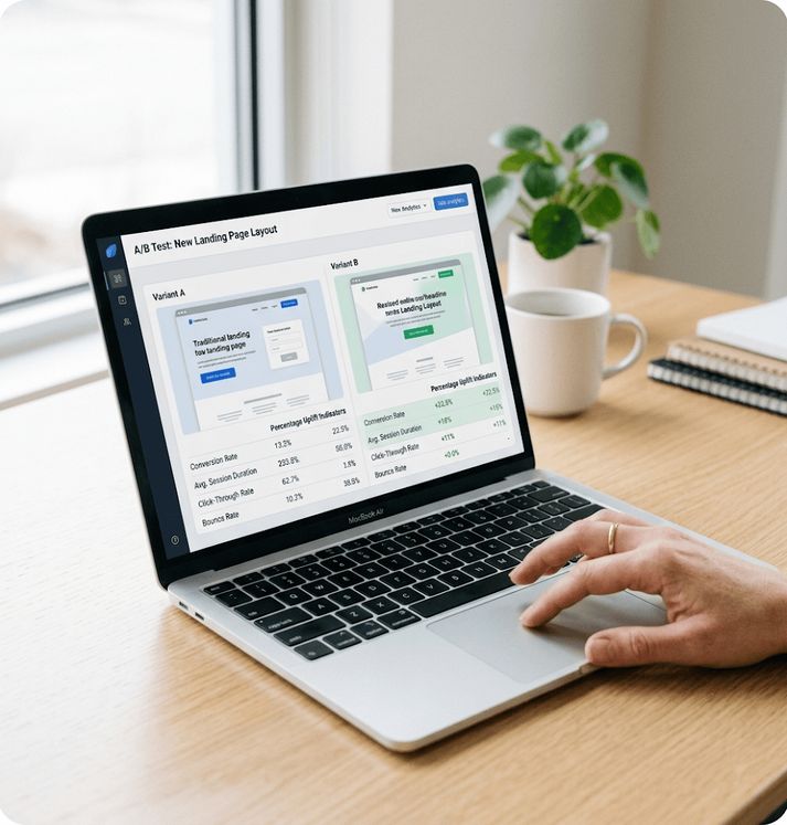 Conversion rate optimisation — A/B testing and UX analysis